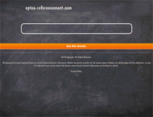 Tablet Screenshot of optea-referencement.com